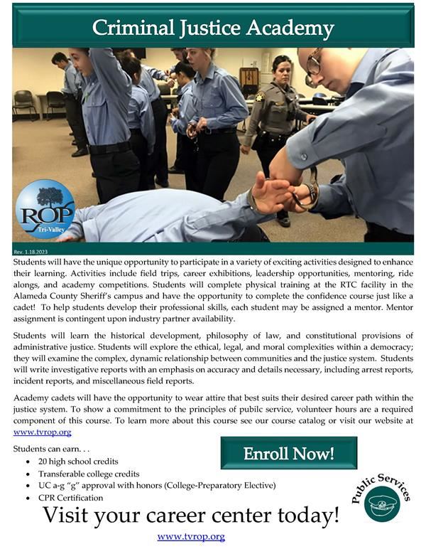 Click link for course information flyer